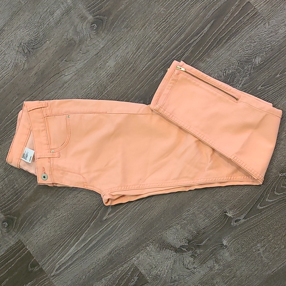 NWOT H&M Low-Rise Skinny Ankle Jeans With Zipper Embellishment